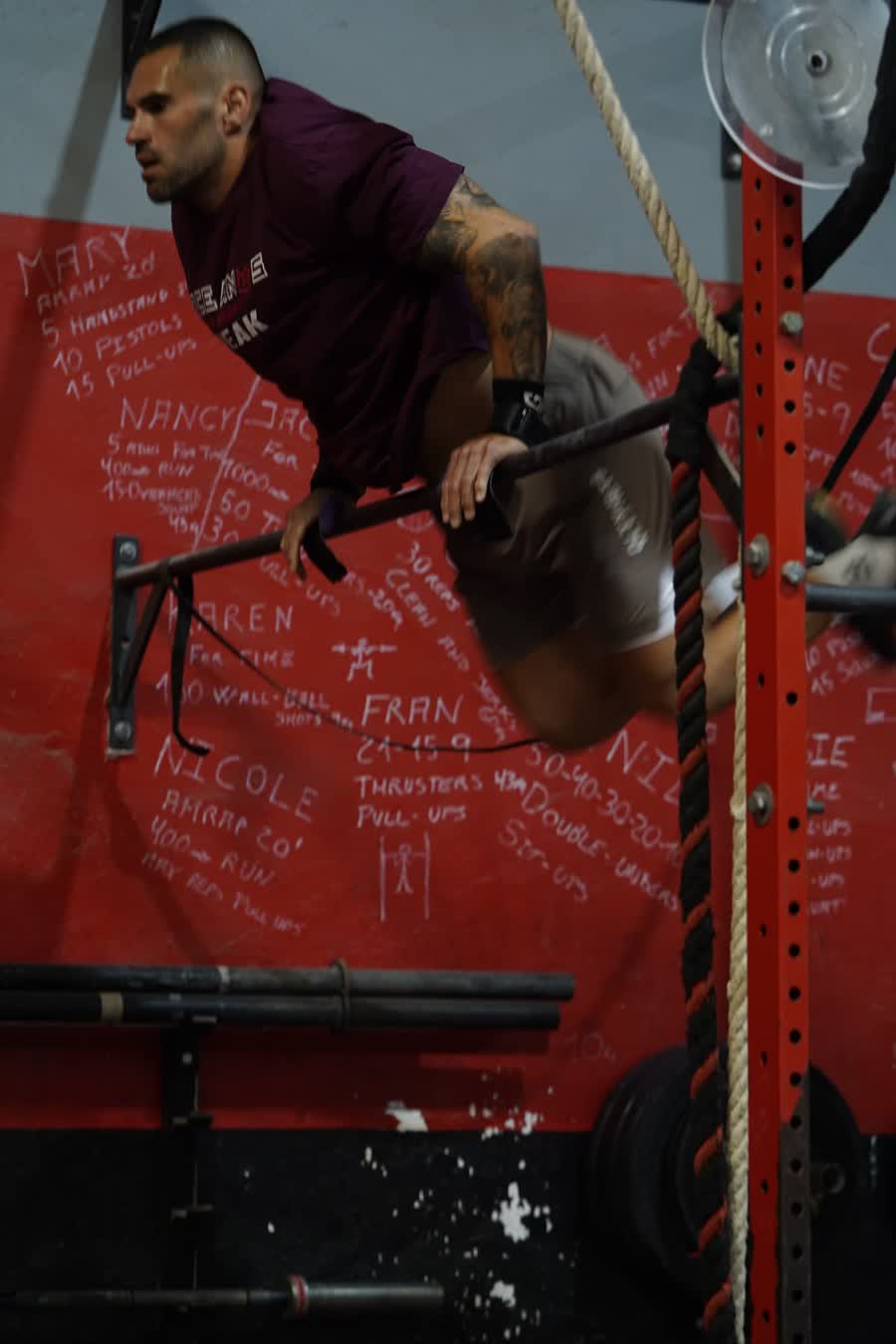 Oceanus Box — bar muscle up en el box de CrossFit Las Palmas